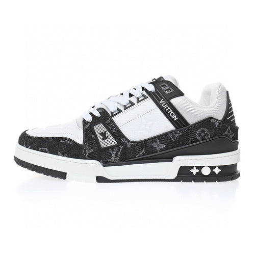 Louis Vuitton Trainer Jeans Nere