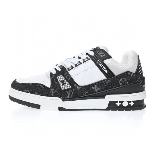 Louis Vuitton Trainer Jeans Nere
