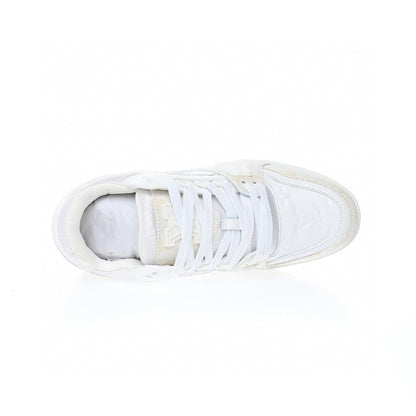 Louis Vuitton Trainer Jeans Bianche