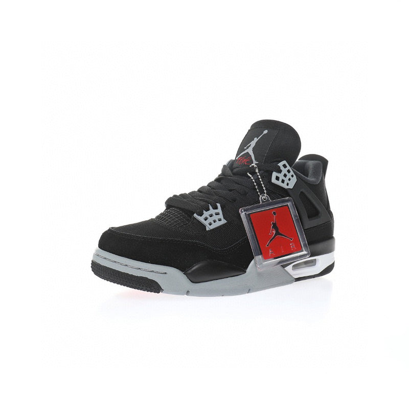 Jordan 4 Black Canvas