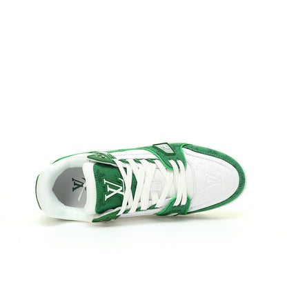 Louis Vuitton Trainer Green Denim