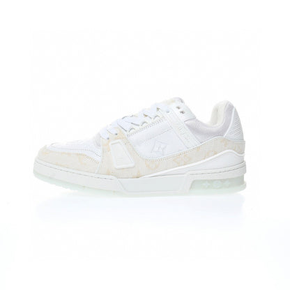 Louis Vuitton Trainer Jeans Bianche