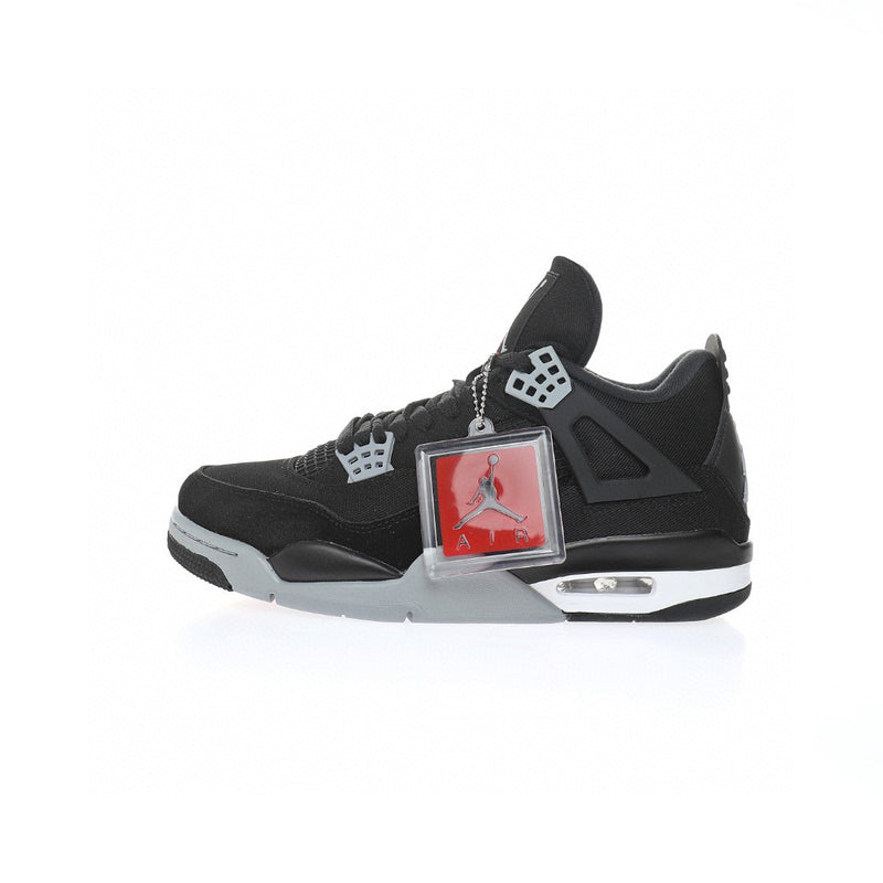 Jordan 4 Black Canvas