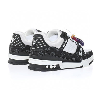 Louis Vuitton Trainer Jeans Nere