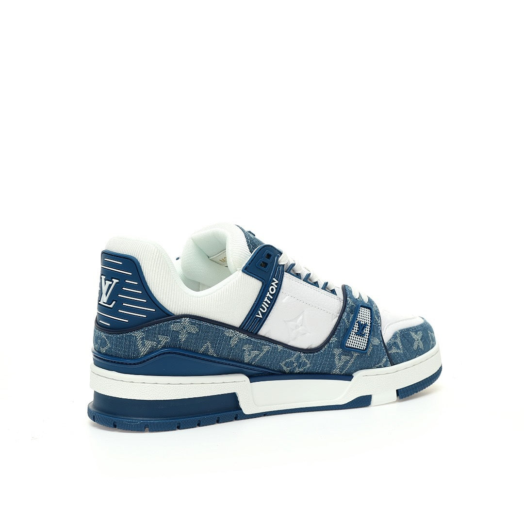Louis Vuitton Trainer Denim Blue