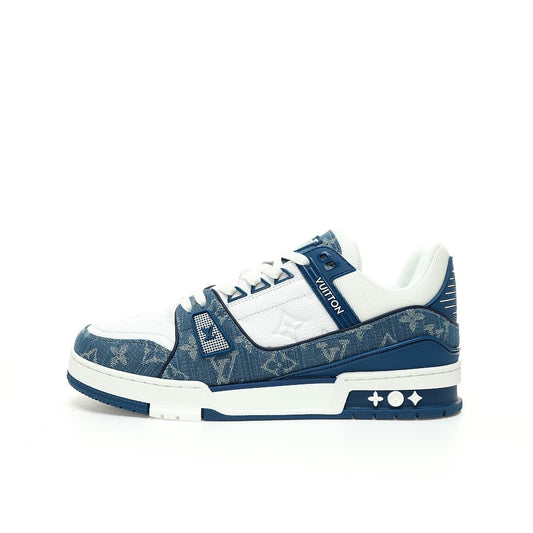 Louis Vuitton Trainer Denim Blue
