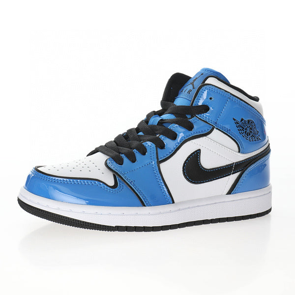 Jordan 1 Mid Signal Blue