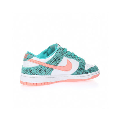 Nike Dunk Low Snakeskin Washed Teal Bleached Coral