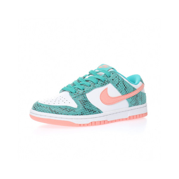 Nike Dunk Low Snakeskin Washed Teal Bleached Coral