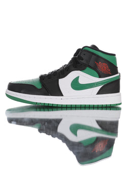 Jordan 1 Mid Green Toe