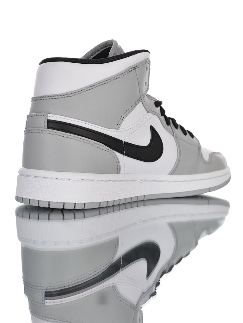 Jordan 1 Mid Light Smoke Grey Black