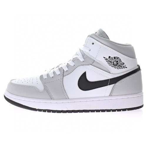 Jordan 1 Mid Light Smoke Grey White