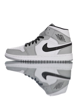 Jordan 1 Mid Light Smoke Grey Black