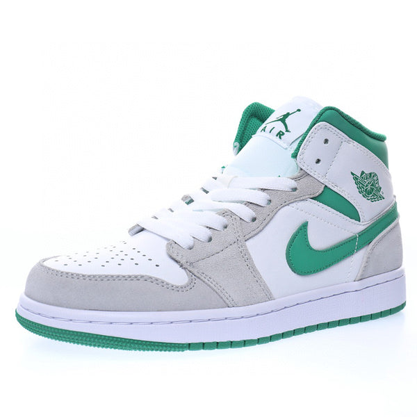 Jordan 1 Mid Grey Green