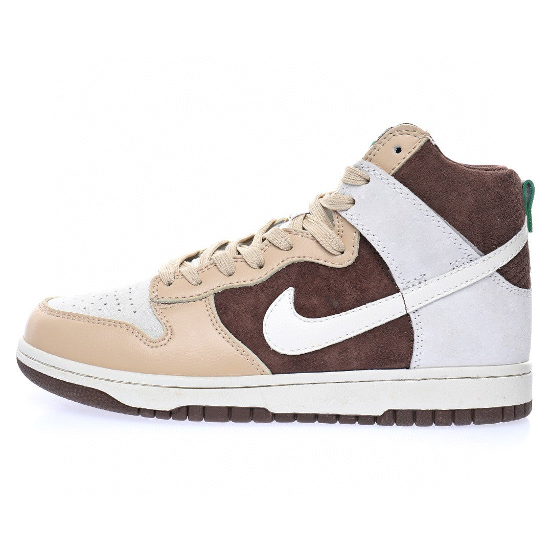 Nike Dunk High Light Chocolate