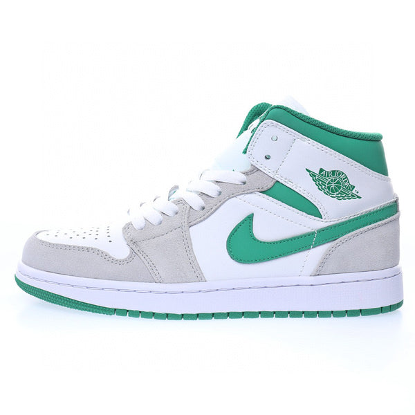 Jordan 1 Mid Grey Green