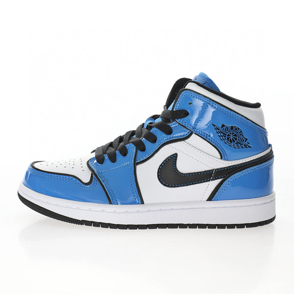 Jordan 1 Mid Signal Blue