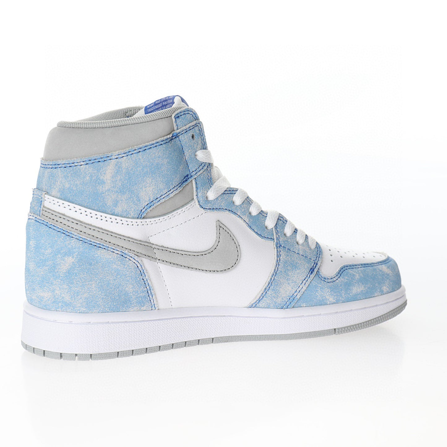 Jordan 1 Retro High- Hyper Royal Smoke Grey